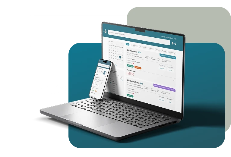 Plataforma ITSOS en notebook y celular